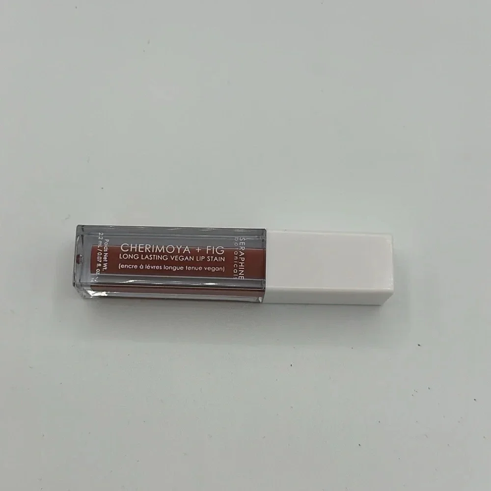 new Seraphine botanicals cherimoya + fig long lasting vegan lip stain